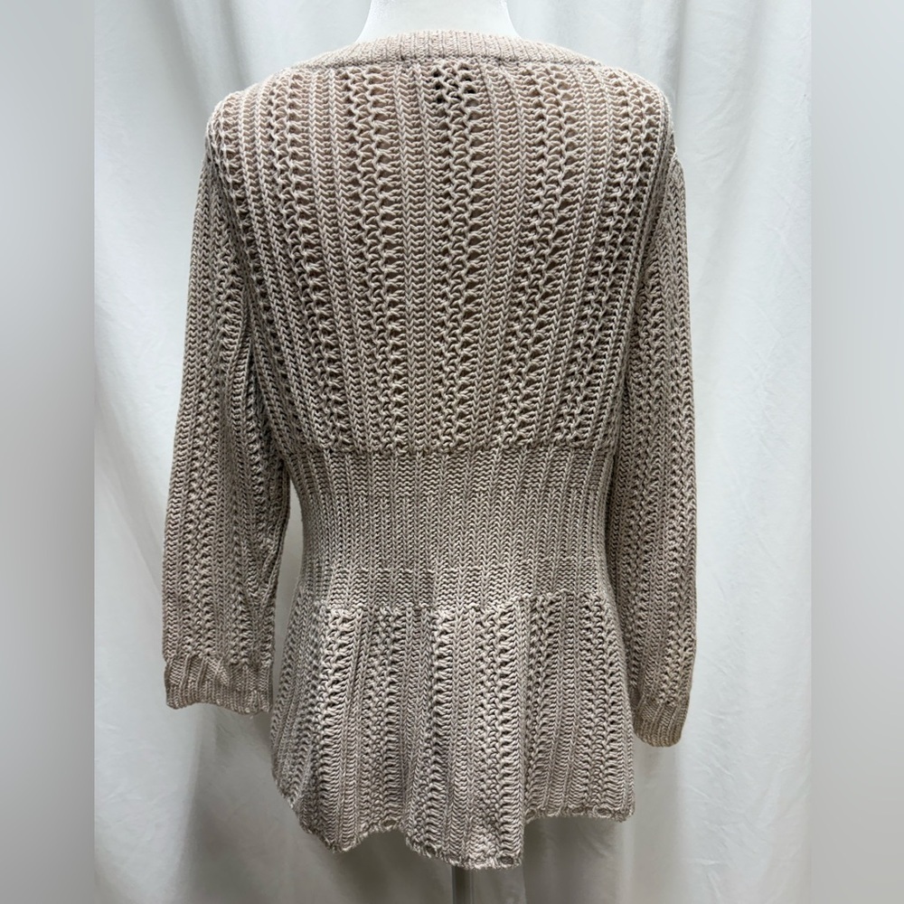 Eddie Bauer button-front knit cardigan sweater women’s L - Picture 2 of 10